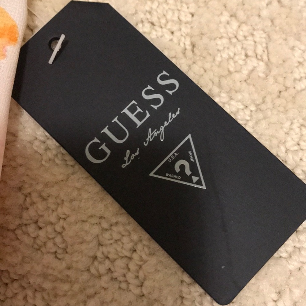 NWT Guess asymmetrical chiffon dress S - Picture 5 of 7